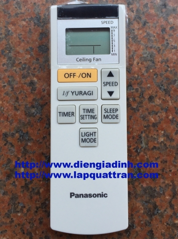 Tay điều khiển từ xa quạt trần 5 cánh Panasonic F60UFN